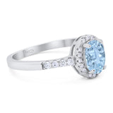 Art Deco Oval Natural Stone Wedding Ring