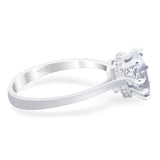 Art Deco Pear Teardrop Natural Stone Ring