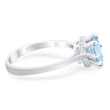 Art Deco Pear Teardrop Natural Stone Ring