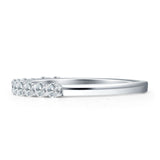 Half Eternity Wedding Band