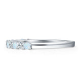 Half Eternity Wedding Band