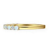Half Eternity Wedding Band