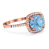 Art Deco Round Natural Stone Wedding Ring