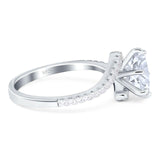 Art Deco Round Natural Stone Twisted Ring