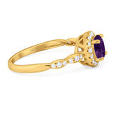 Art Deco Halo Engagement Ring