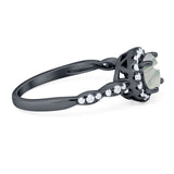 Art Deco Halo Engagement Ring