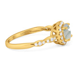 Art Deco Halo Engagement Ring