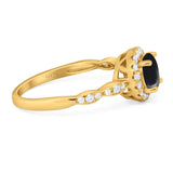 Art Deco Halo Engagement Ring