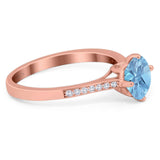 Art Deco Round Natural Stone Wedding Ring