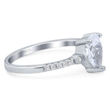 Pear Teardrop Natural Stone Wedding Ring