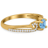 Art Deco Round Natural Stone Curved Ring