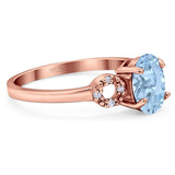 Art Deco Oval Natural Stone Filigree Ring