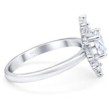 Art Deco Round Natural Stone Cocktail Ring