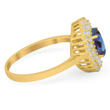 Oval Natural Stone Cocktail Ring
