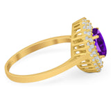 Oval Natural Stone Cocktail Ring