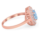 Oval Natural Stone Cocktail Ring