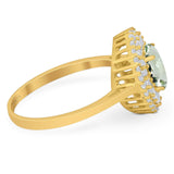 Oval Natural Stone Cocktail Ring