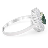 Oval Natural Stone Cocktail Ring