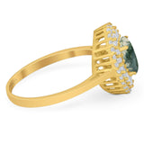 Oval Natural Stone Cocktail Ring