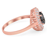 Oval Natural Stone Cocktail Ring