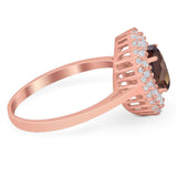 Oval Natural Stone Cocktail Ring