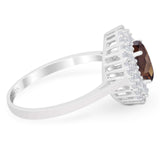 Oval Natural Stone Cocktail Ring