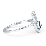 Hamsa & Evil Eye Ring