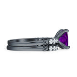 Princess Cut CZ Stackable Ring