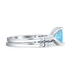 Princess Cut CZ Stackable Ring