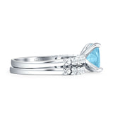 Princess Cut CZ Stackable Ring
