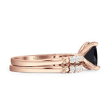 Princess Cut CZ Stackable Ring