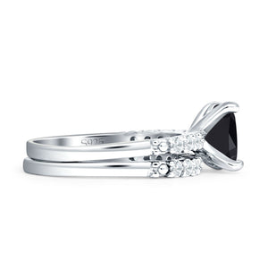 Princess Cut CZ Stackable Ring