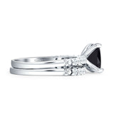 Princess Cut CZ Stackable Ring