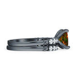 Princess Cut CZ Stackable Ring