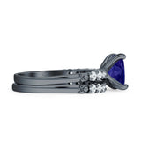 Princess Cut CZ Stackable Ring