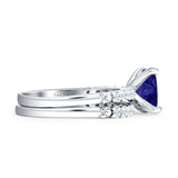 Princess Cut CZ Stackable Ring