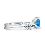 Princess Cut CZ Stackable Ring