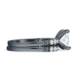 Princess Cut CZ Stackable Ring