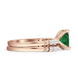 Princess Cut CZ Stackable Ring