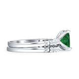 Princess Cut CZ Stackable Ring
