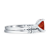 Princess Cut CZ Stackable Ring