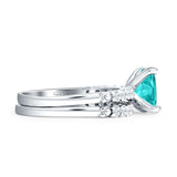 Princess Cut CZ Stackable Ring