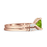 Princess Cut CZ Stackable Ring