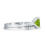 Princess Cut CZ Stackable Ring