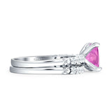 Princess Cut CZ Stackable Ring