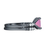 Princess Cut CZ Stackable Ring