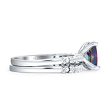 Princess Cut CZ Stackable Ring