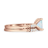 Princess Cut CZ Stackable Ring