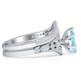 Two Piece Marquise CZ Ring
