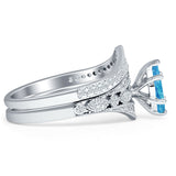 Two Piece Marquise CZ Ring
